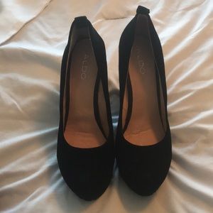 Black 3” Aldo Wedges, Size 11 - Great Condition